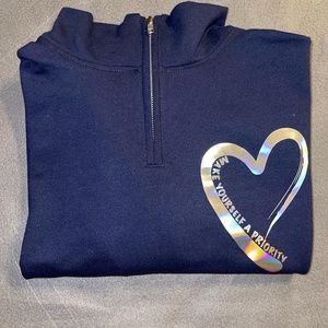 “Make Yourself A Priority” Unisex Quarter-Zip